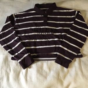 NWOT. GUESS long sleeve crop top